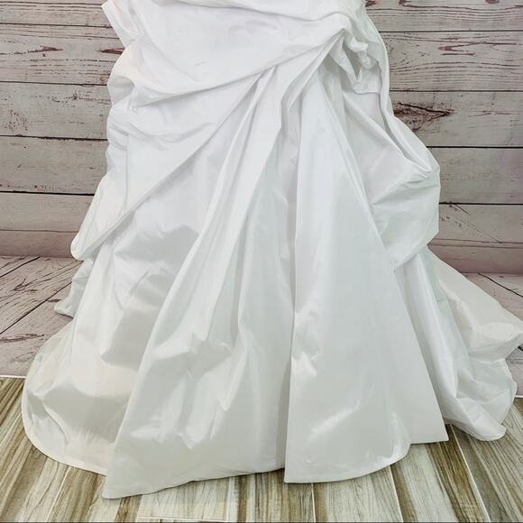 Maggie Sottero Couture Size 10 Strapless Mermaid Dress - Picture 4 of 9